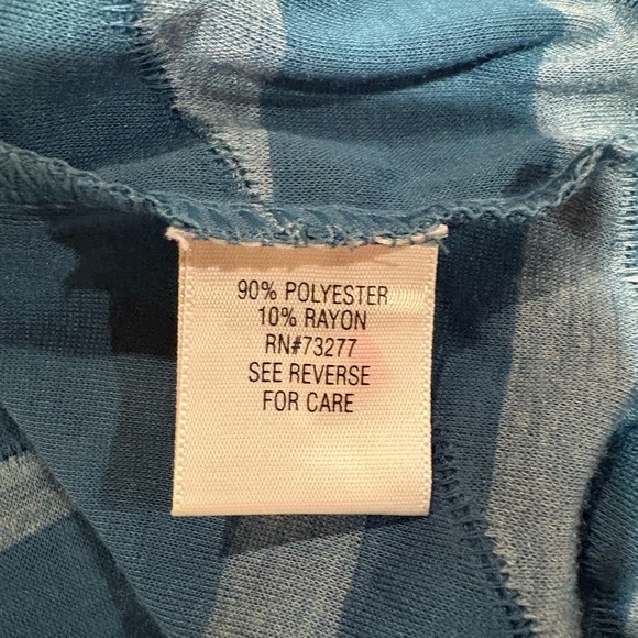 Simply Vera Vera Wang Women's Striped Windy Jacquard Tee - Size M - Picture 5 of 9
